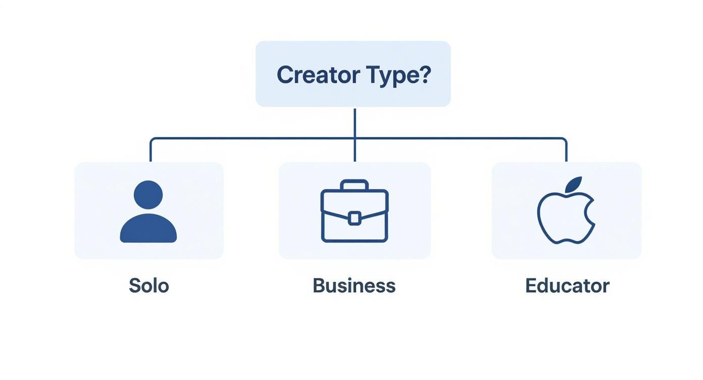Infographic about online course platforms comparison