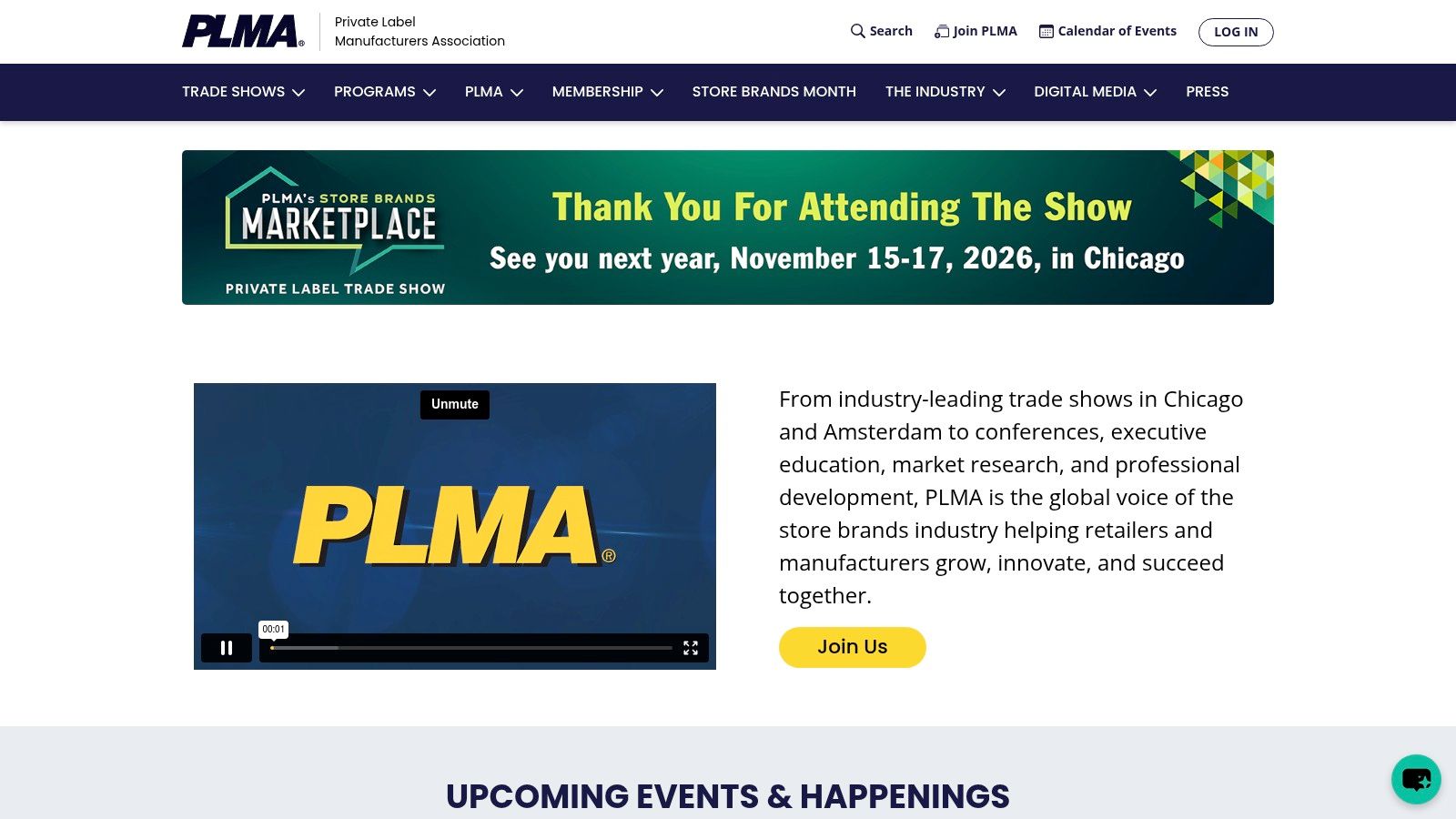 PLMA (Private Label Manufacturers Association)