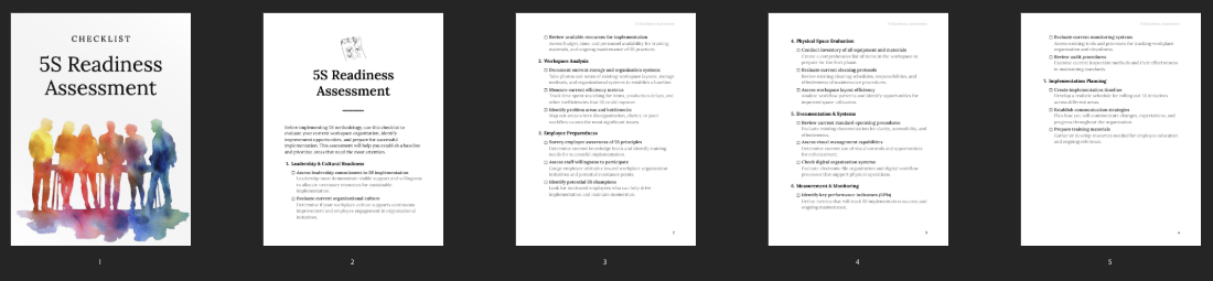 Entrepedia 1746625454607-5S-Readiness-Assessment---Checklist