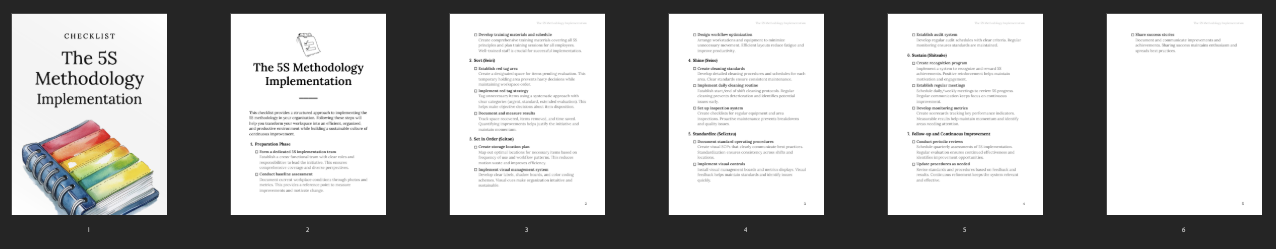 Entrepedia 1746626396862-The-5S-Methodology-Implementation---Checklist