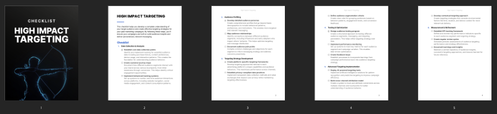 Entrepedia 1748367078045-High-Impact-Targeting---Checklist