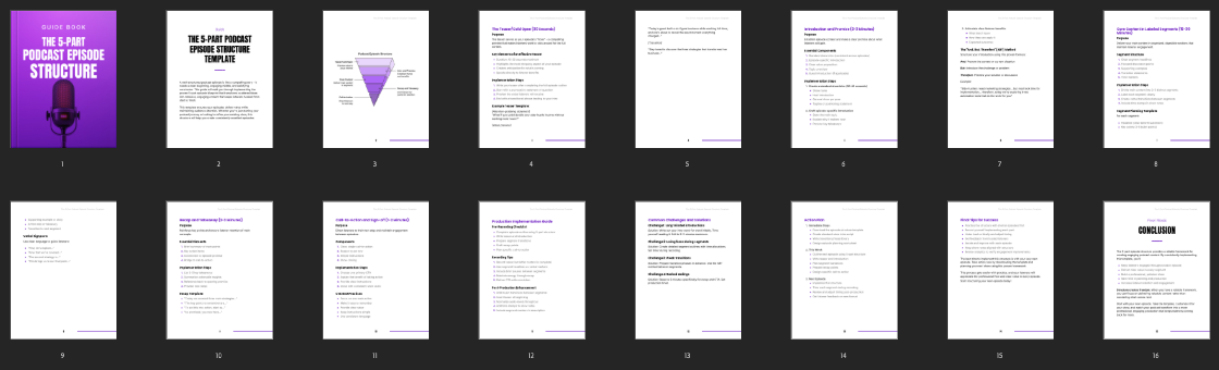 Entrepedia 1748412383282-The-5-Part-Podcast-Episode-Structure-Template---Guide