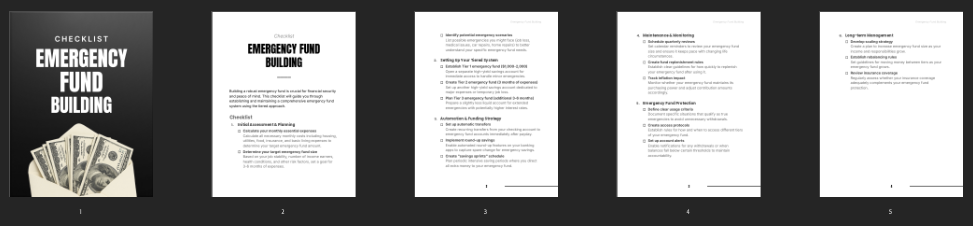 Entrepedia 1748416229158-Emergency-Fund-Building---Checklist