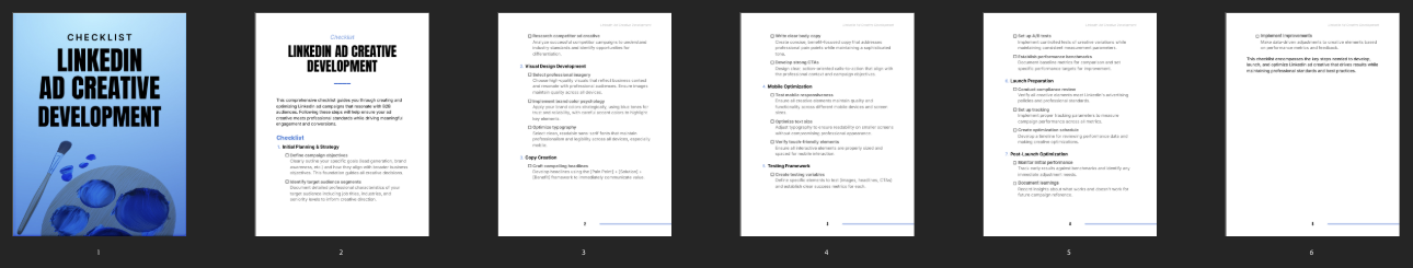 Entrepedia 1749630327193-LinkedIn-Ad-Creative-Development---Checklist