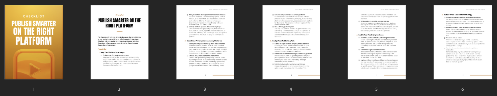 Entrepedia 1751365508947-Publish-Smarter-on-the-Right-Platform---Checklist
