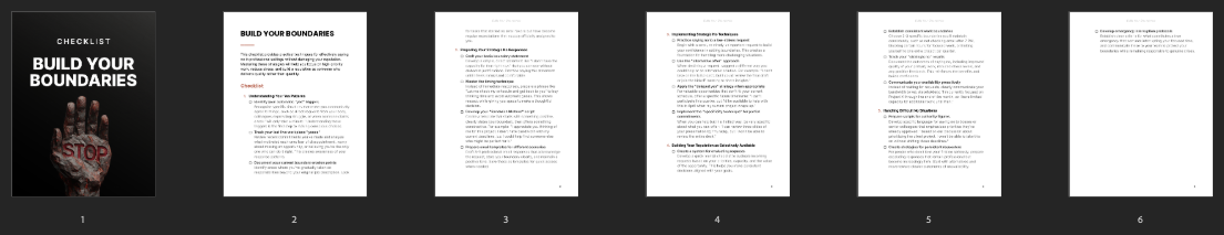 Entrepedia 1753865716405-Build-Your-Boundaries---Checklist