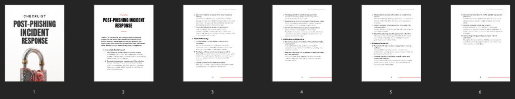 Entrepedia 1755079629792-Post-Phishing-Incident-Response---Checklist