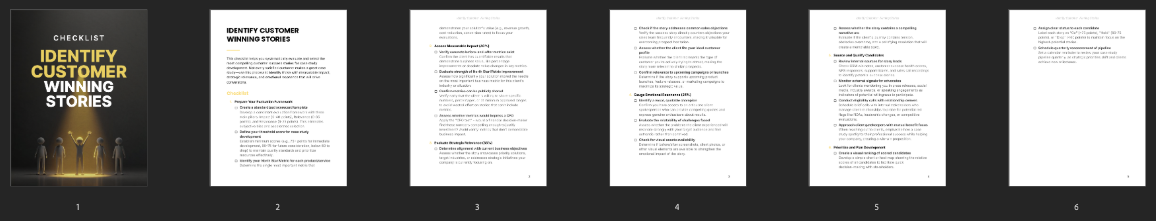 Entrepedia 1756192268011-Identify-Customer-Winning-Stories---Checklist