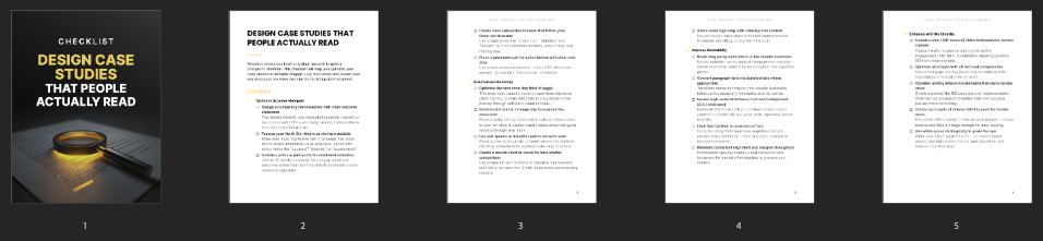 Entrepedia 1756202493024-Design-Case-Studies-That-People-Actually-Read---Checklist
