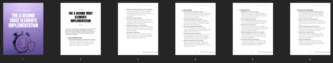 Entrepedia 1757413098911-The-3-Second-Trust-Elements-Implementation---Checklist