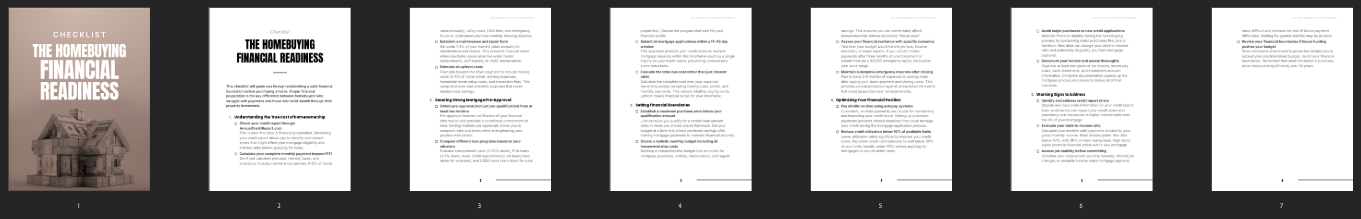 Entrepedia 1764598796227-The-Homebuying-Financial-Readiness---Checklist