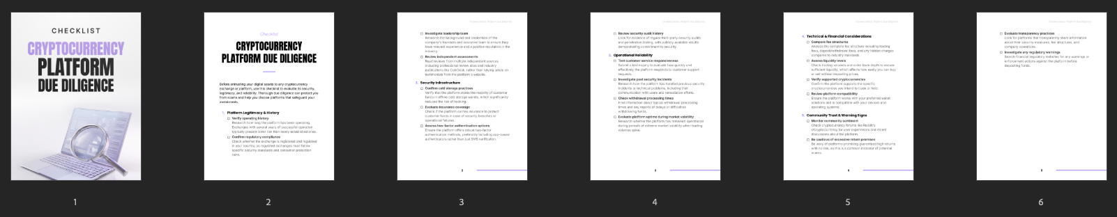 Entrepedia 1765117767475-Cryptocurrency-Platform-Due-Diligence---Checklist