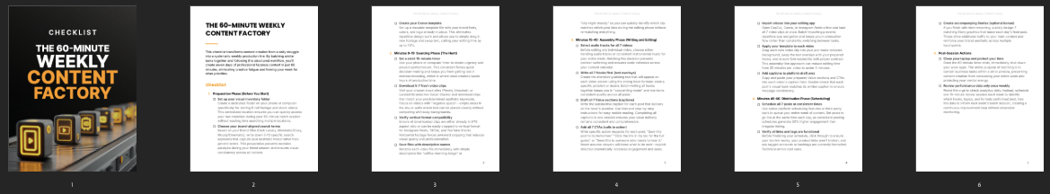 Entrepedia 1773840286943-The-60-Minute-Weekly-Content-Factory---Checklist