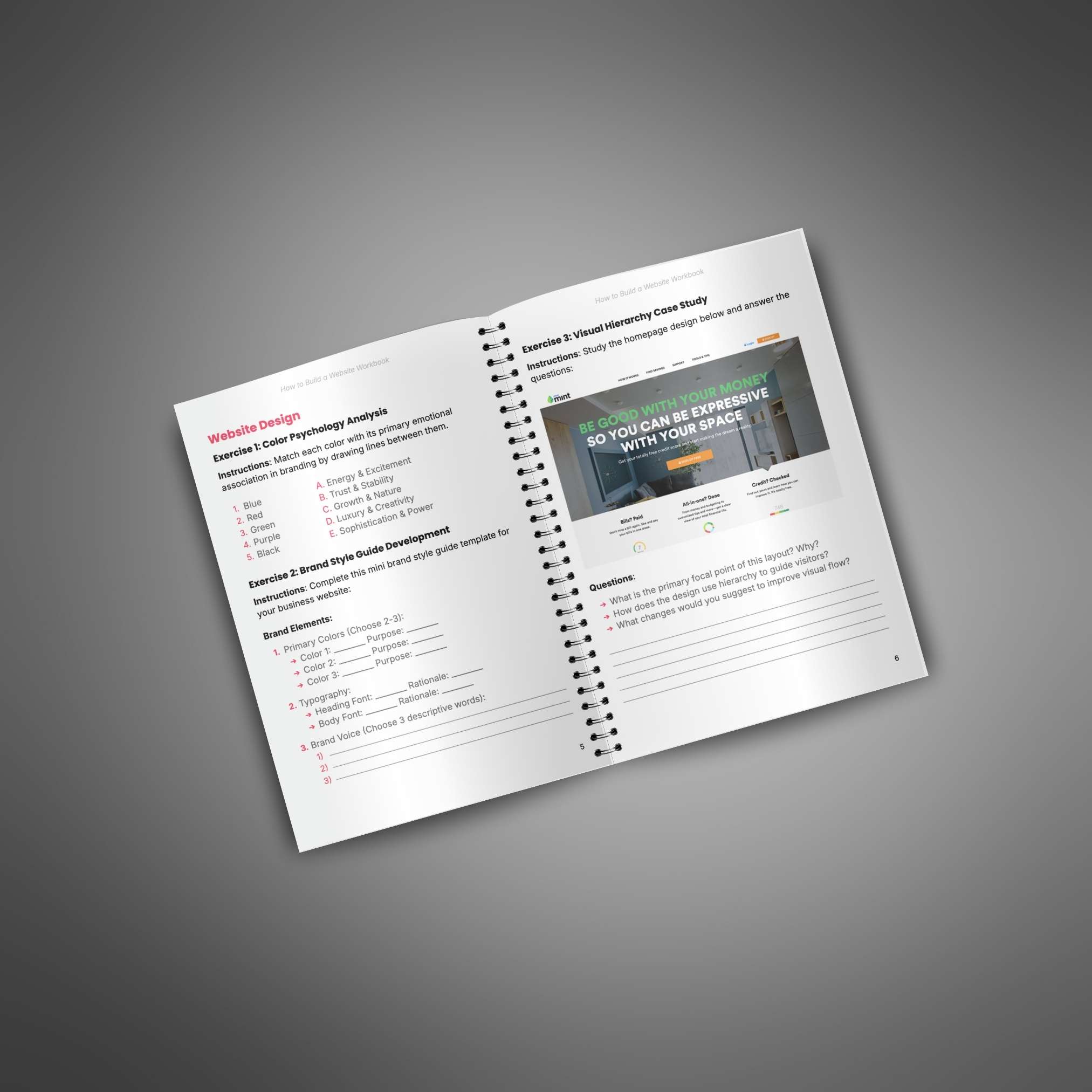 How to Build a Website - Workbook - Image 3