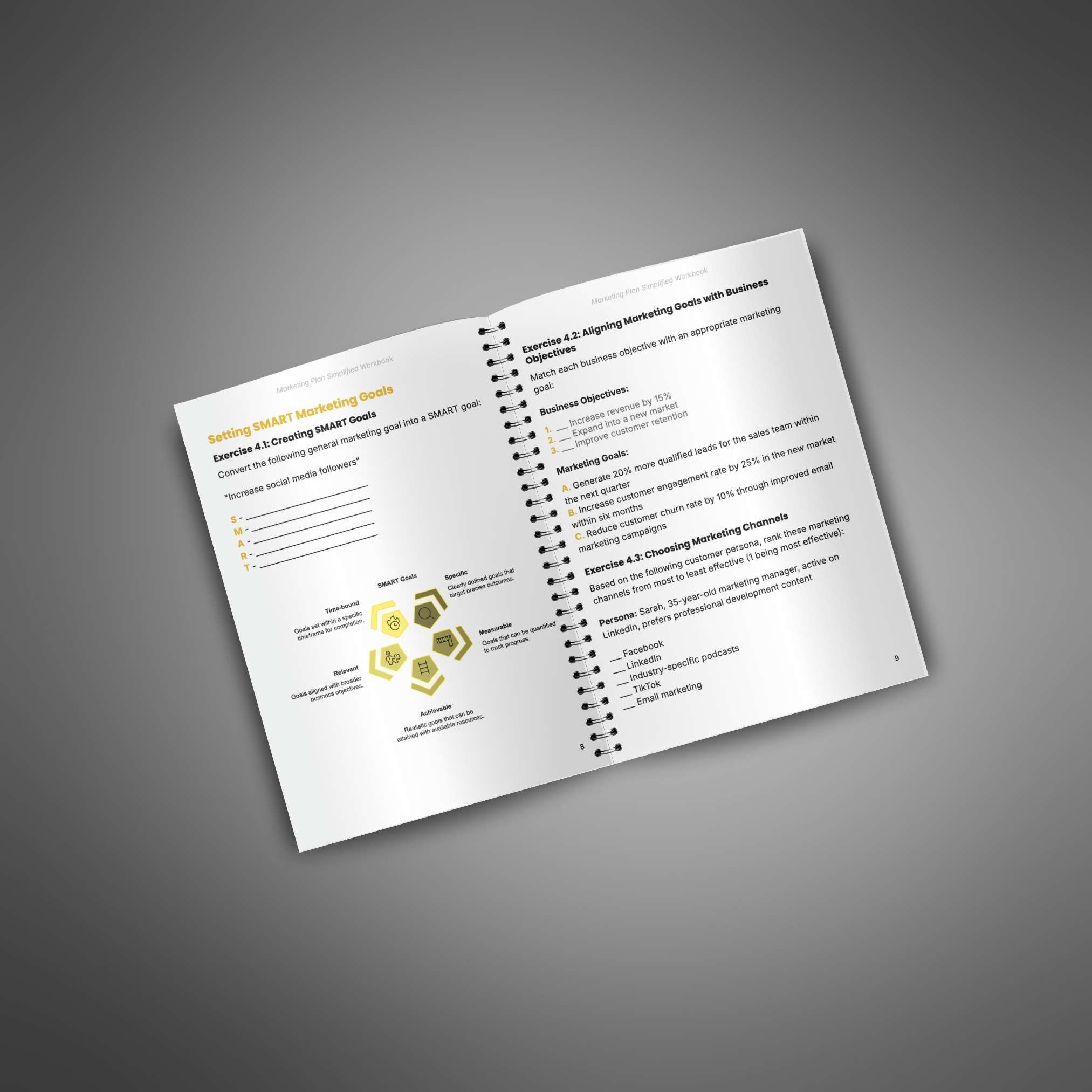 Marketing Plan Simplified - Workbook - Image 3