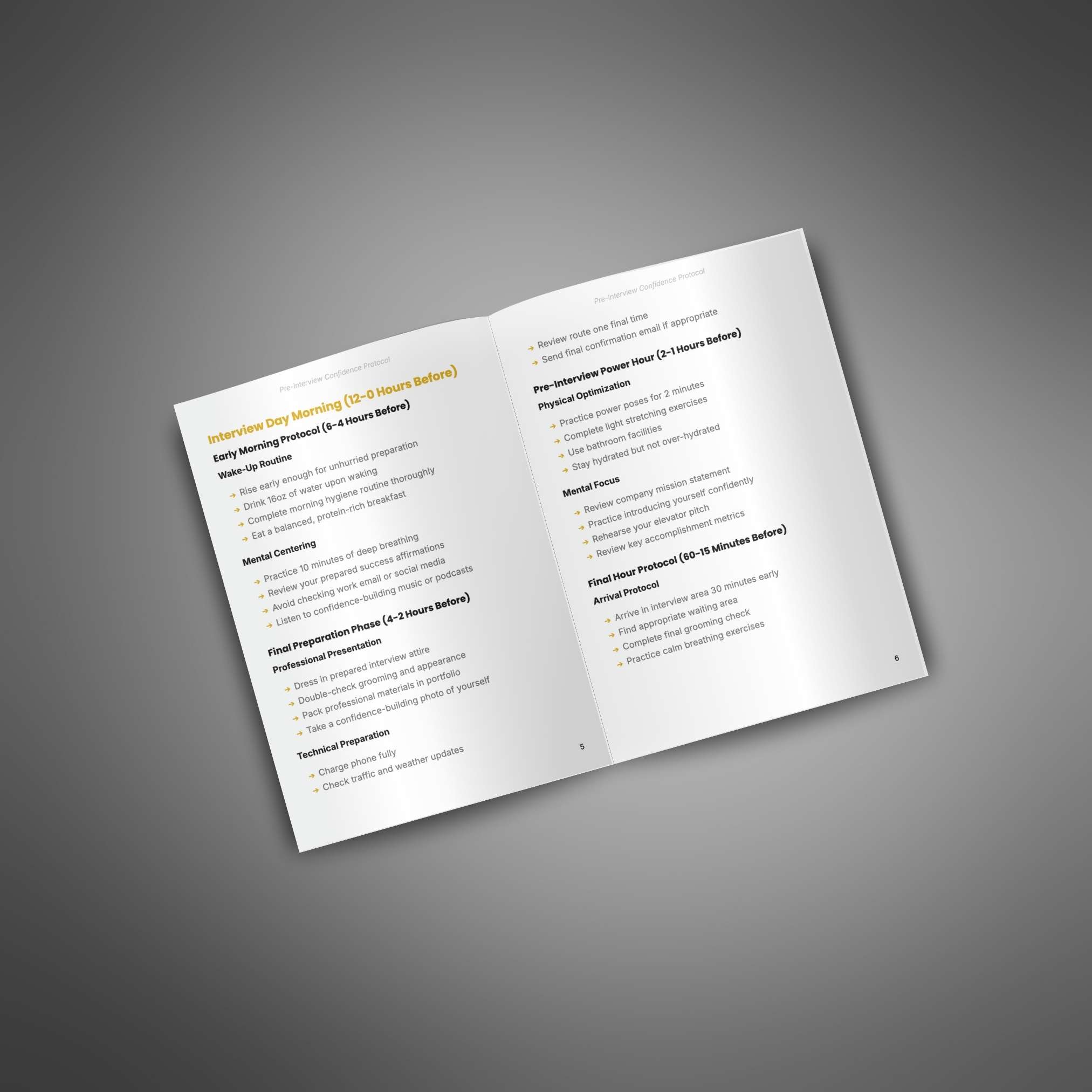 Pre-Interview Confidence Protocol - Image 3