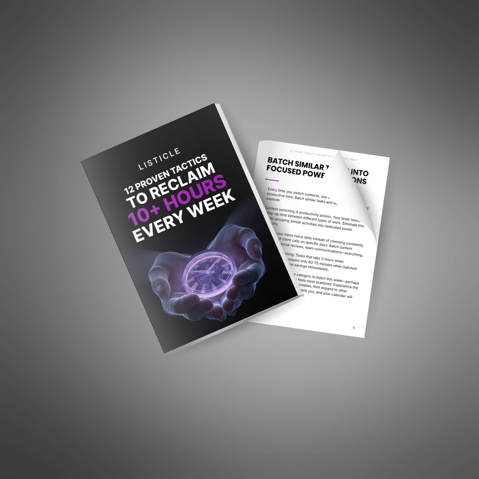 12 Proven Tactics to Reclaim 10+ Hours Every Week - Image 4