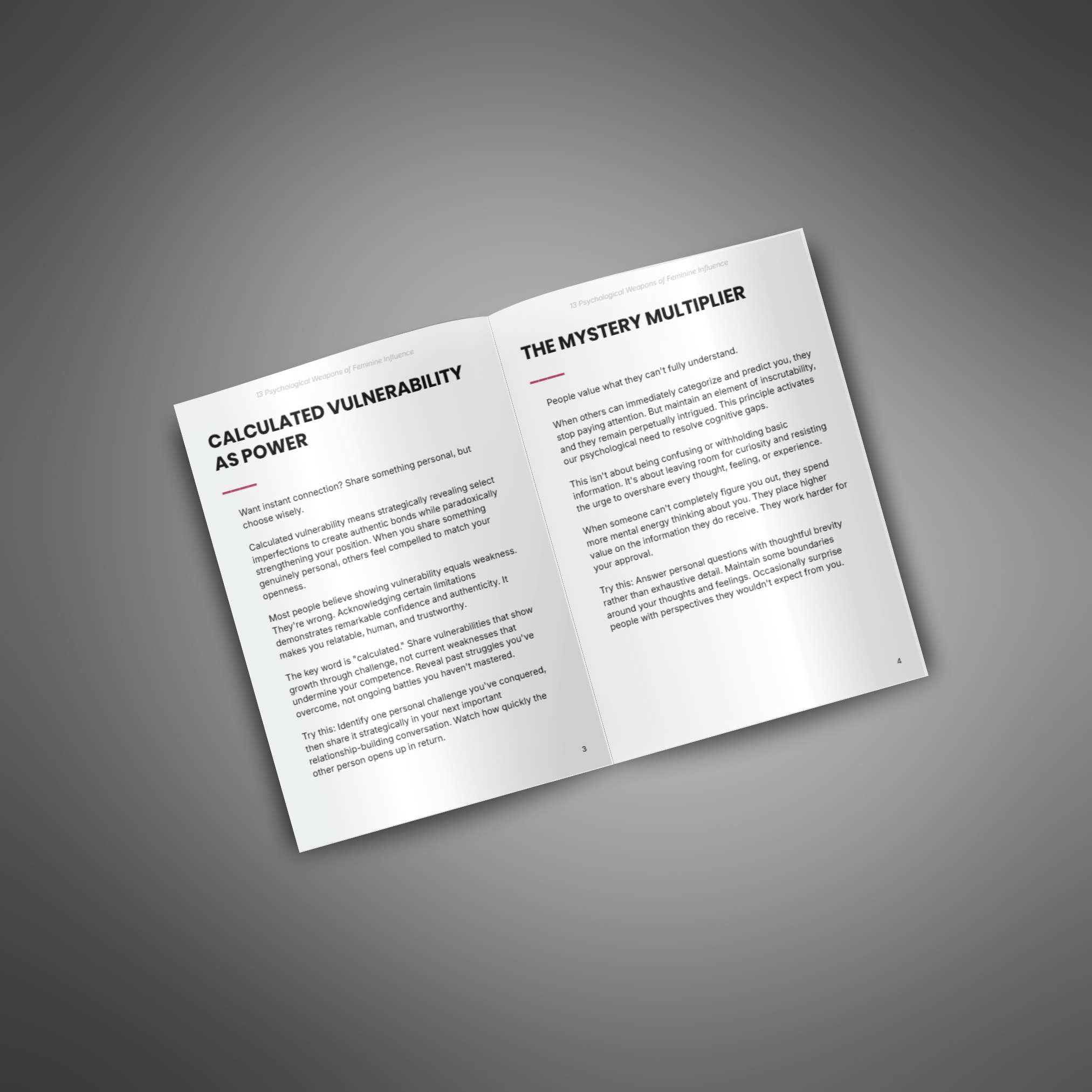 13 Psychological Weapons of Feminine Influence - Image 3