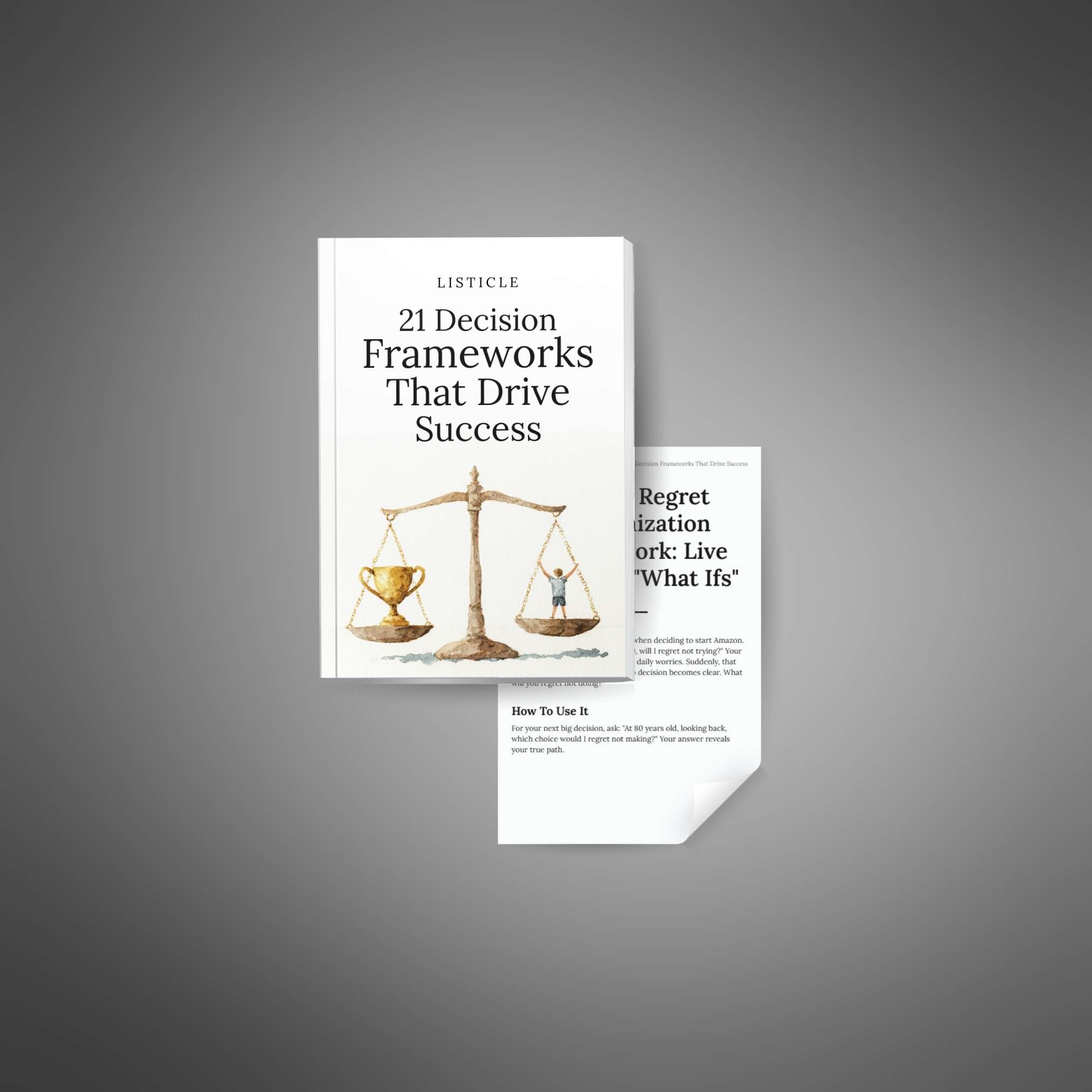 21 Decision Frameworks That Drive Success - Image 2