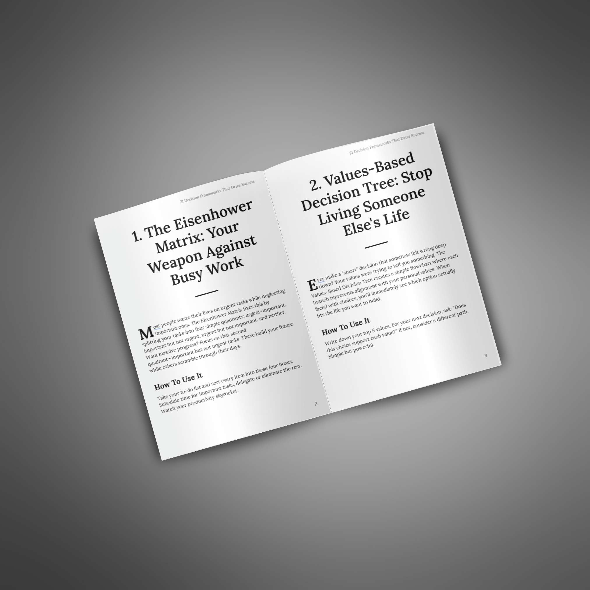 21 Decision Frameworks That Drive Success - Image 3