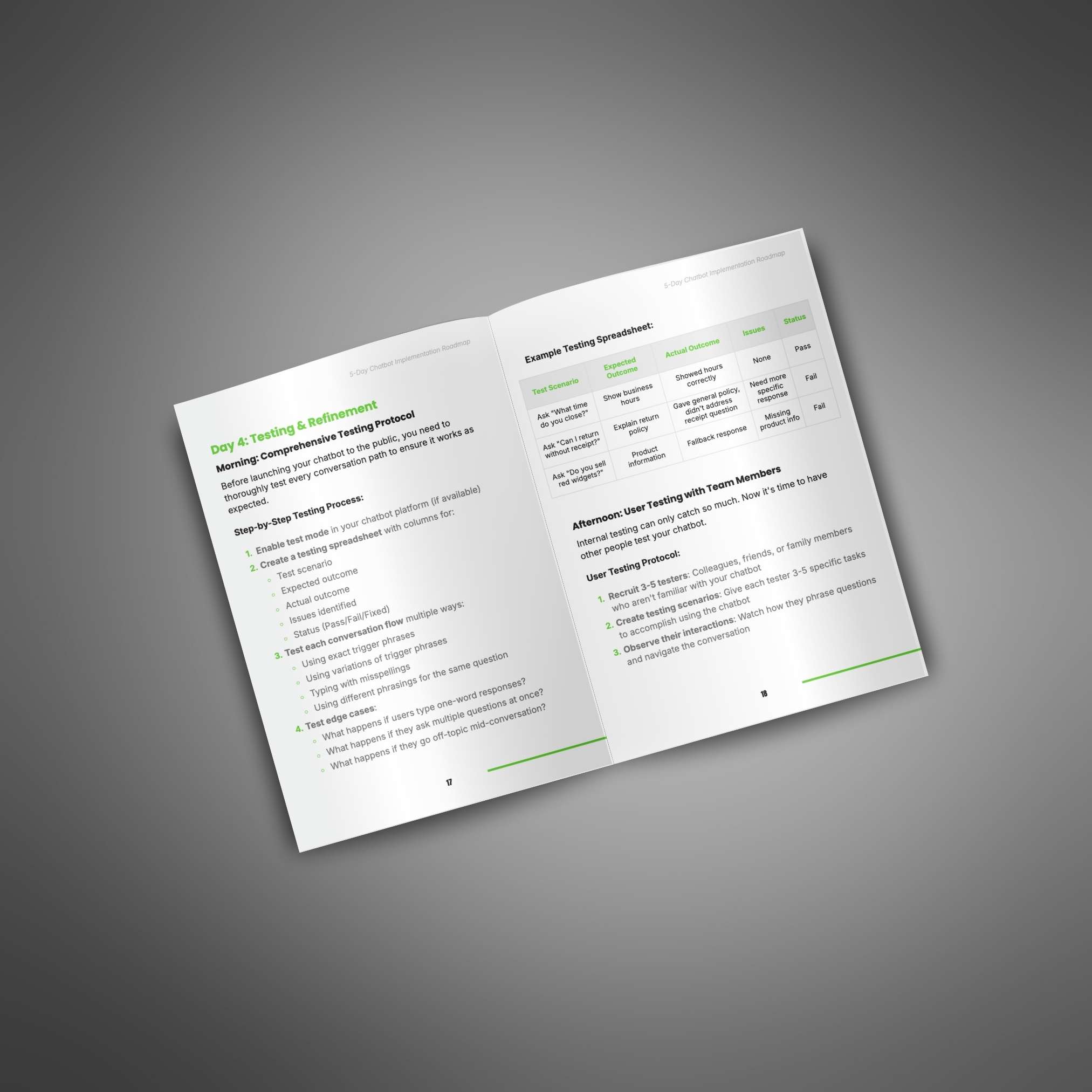 5-Day Chatbot Implementation Roadmap - Image 3
