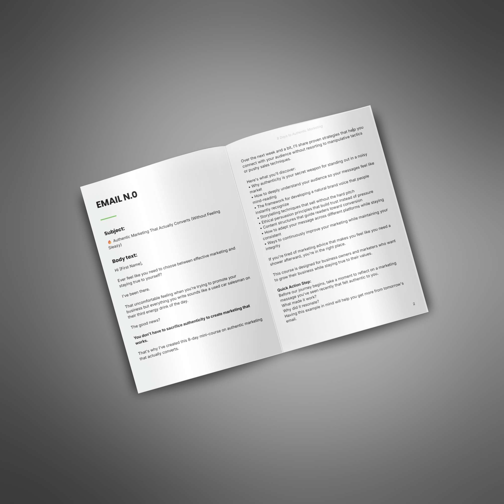 8 Days to Authentic Marketing - Image 2
