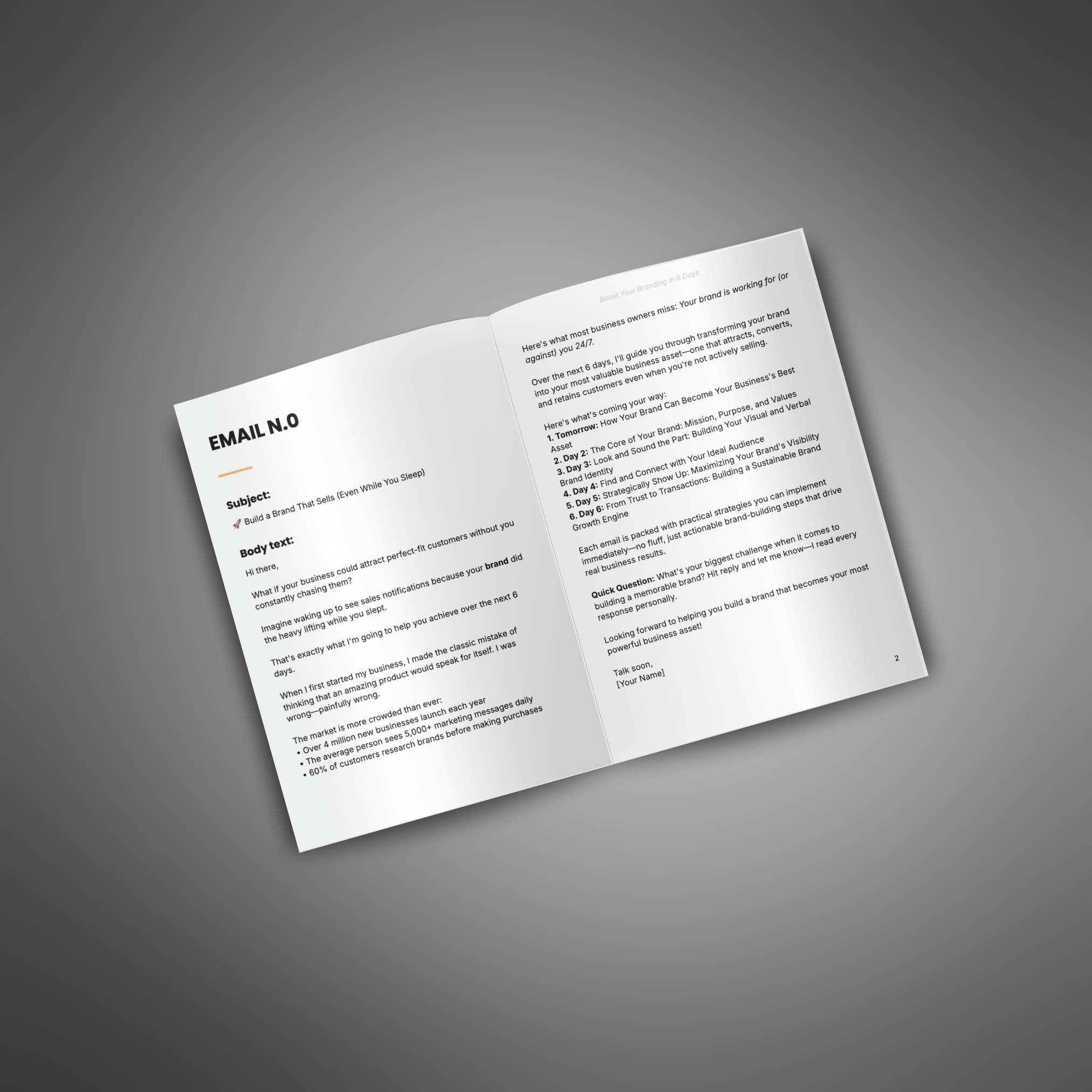 Boost Your Branding in 6 Days - Image 2