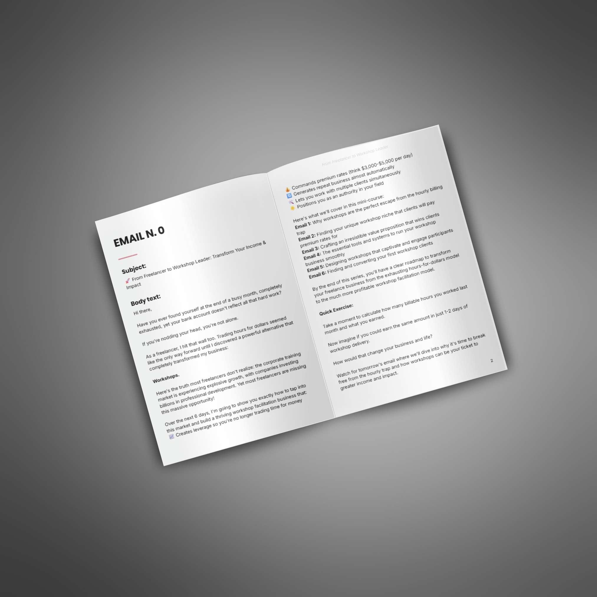 From Freelancer to Workshop Leader - Image 2