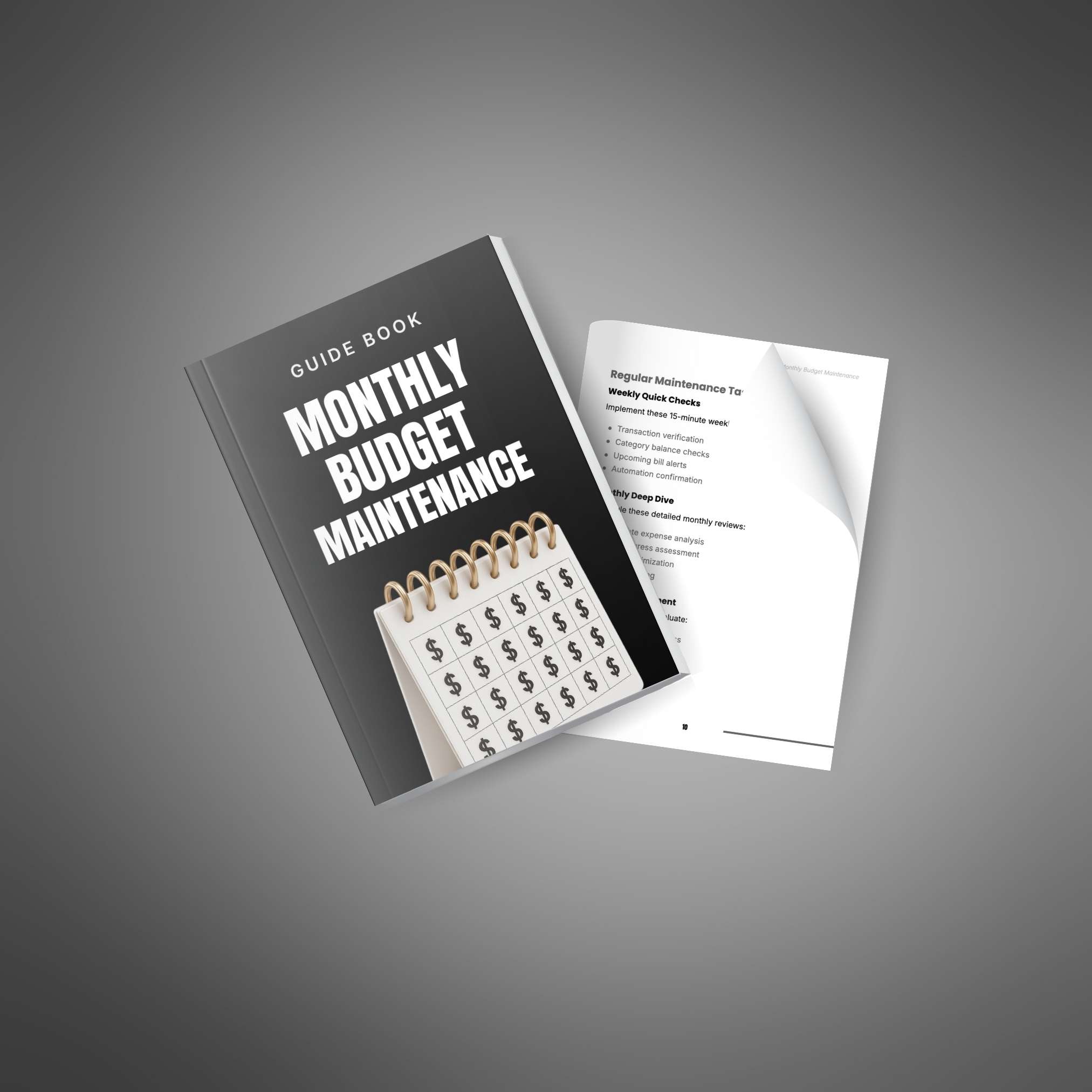 Monthly Budget Maintenance - Image 4