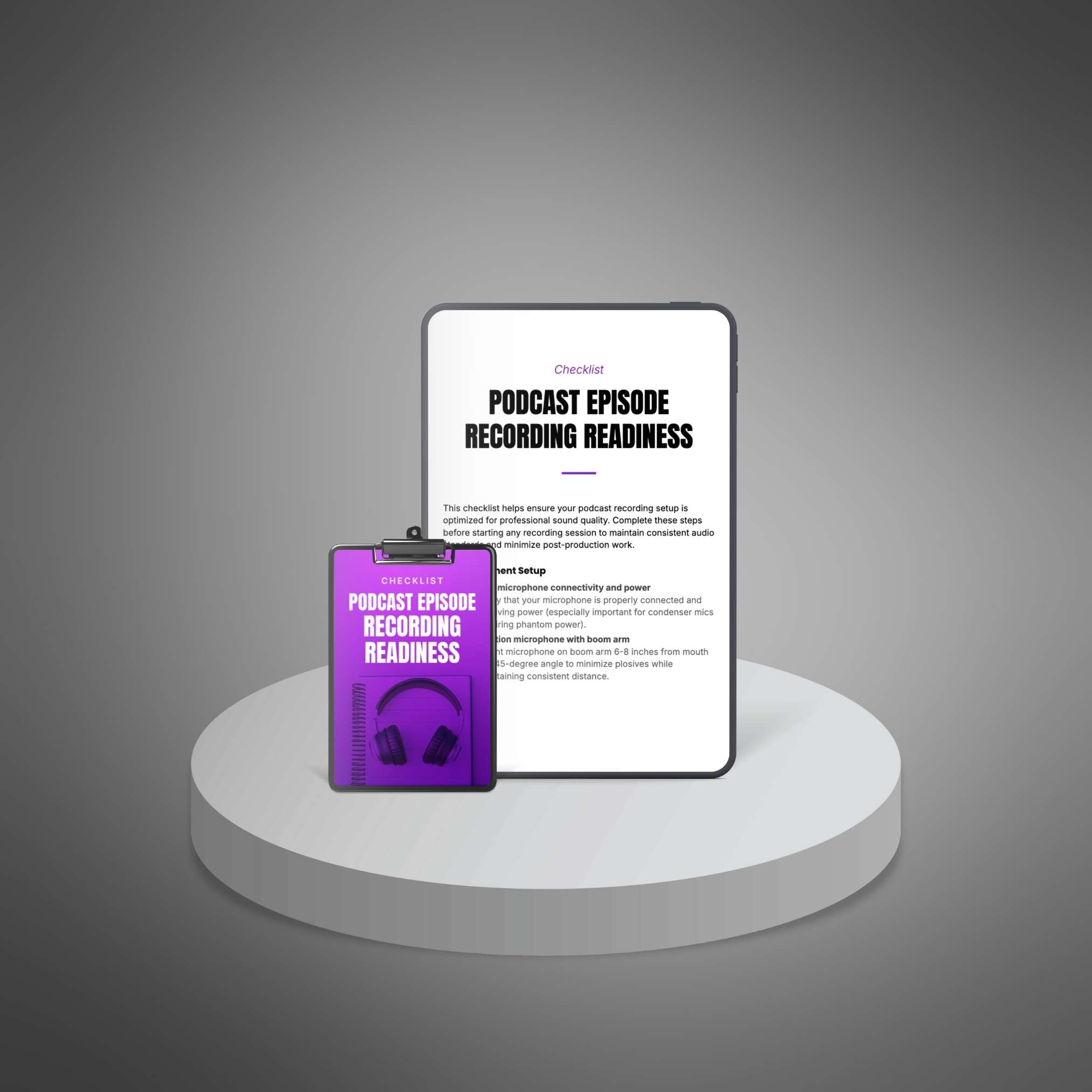 Podcast Episode Recording Readiness - Image 3