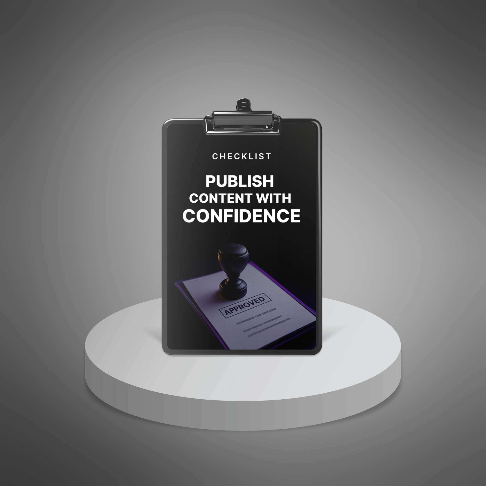 Publish Your Content with Confidence - Main Image