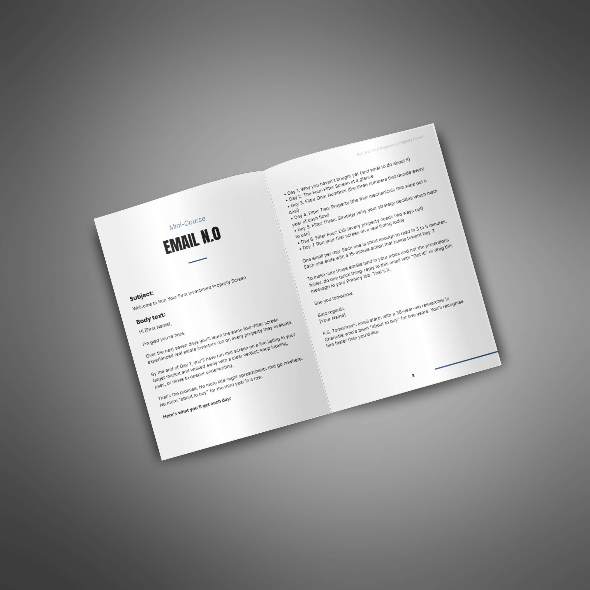 Run Your First Investment Property Screen - Image 2