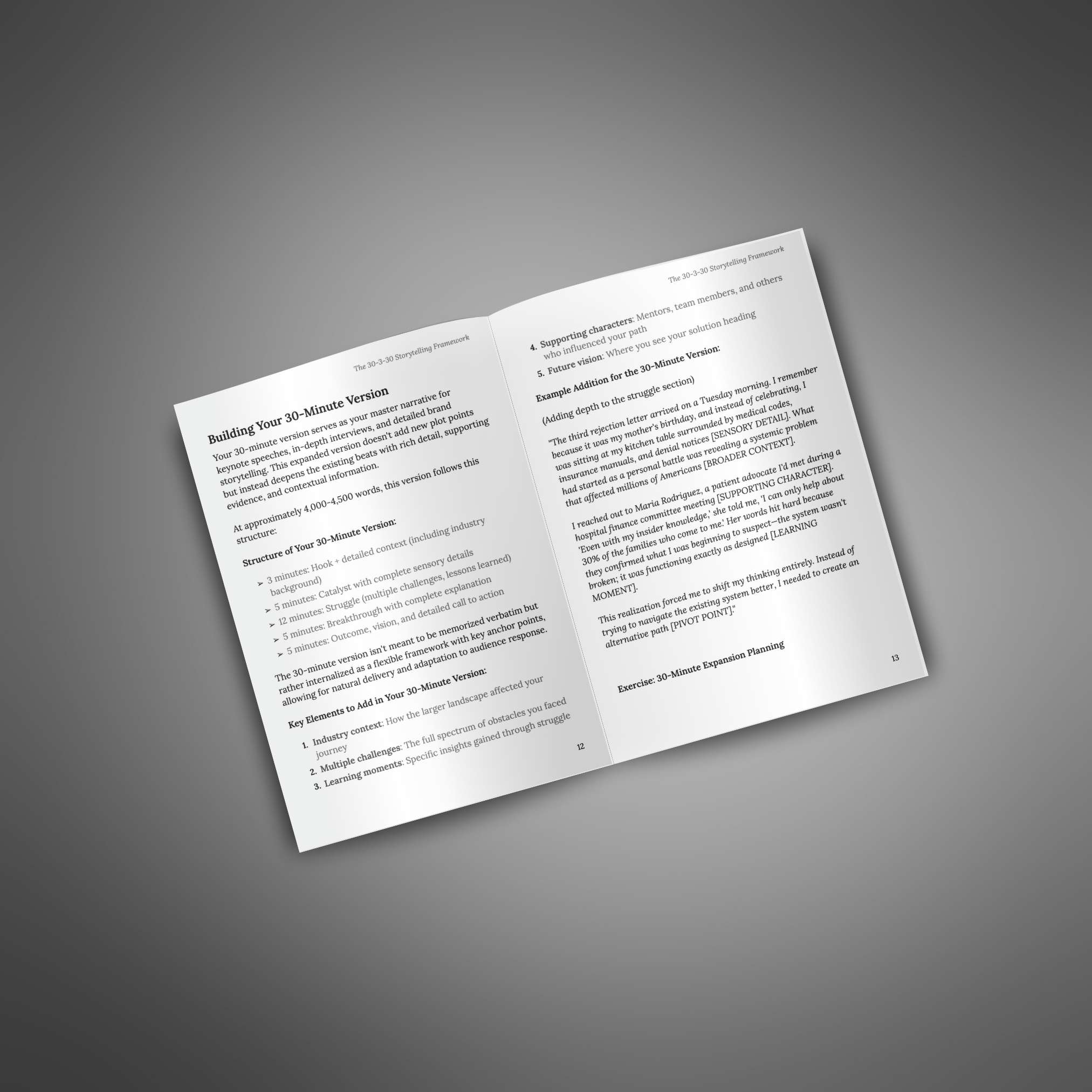 The 30-3-30 Storytelling Framework - Image 3