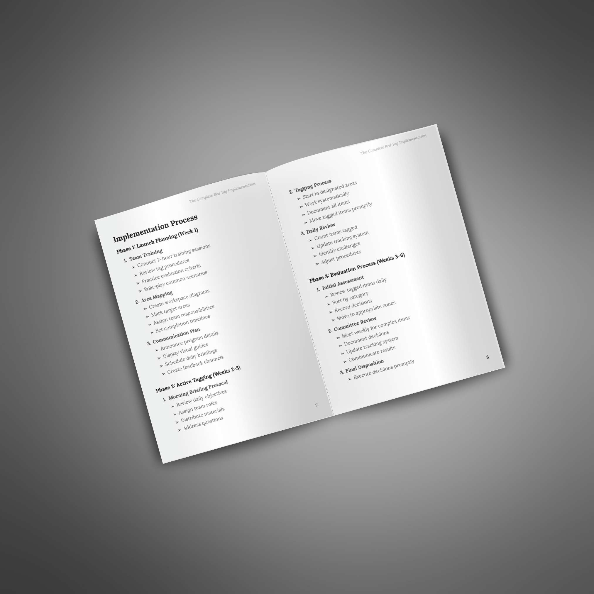 The Complete Red Tag Implementation - Image 3