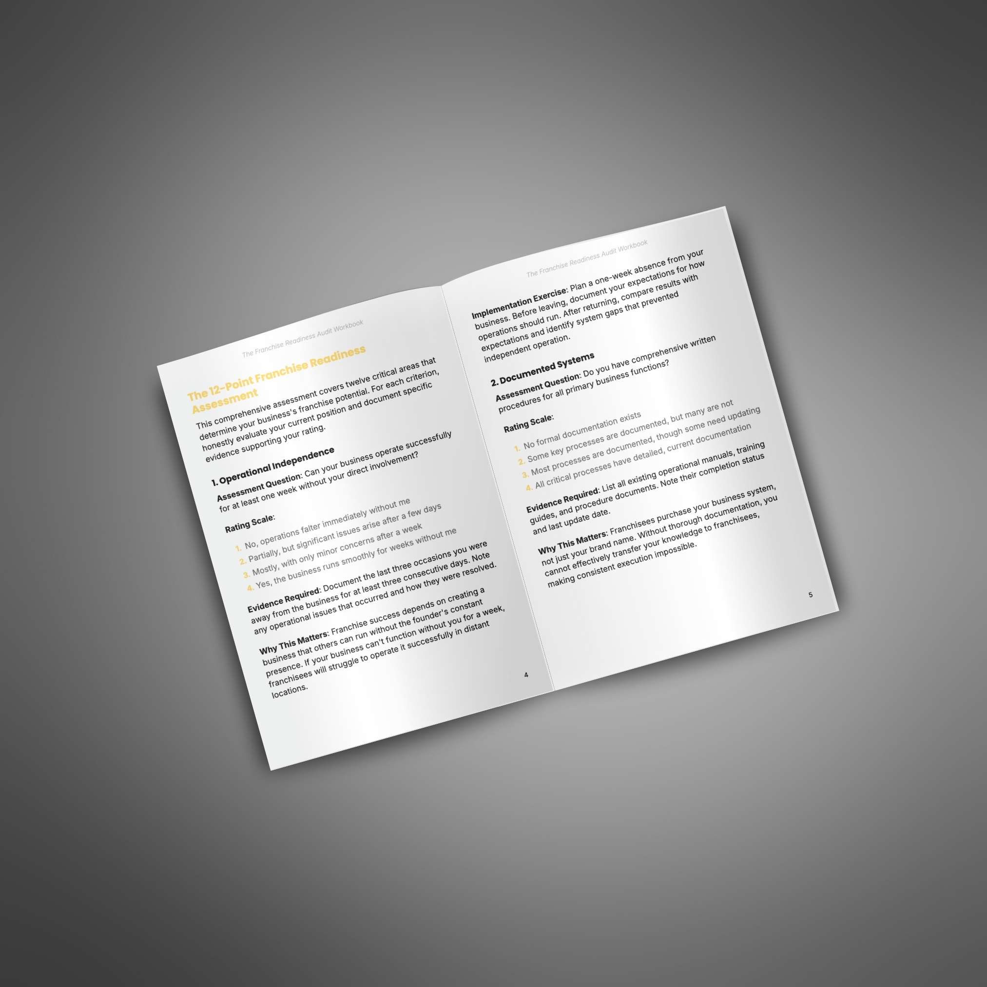 The Franchise Readiness Audit Workbook - Image 3