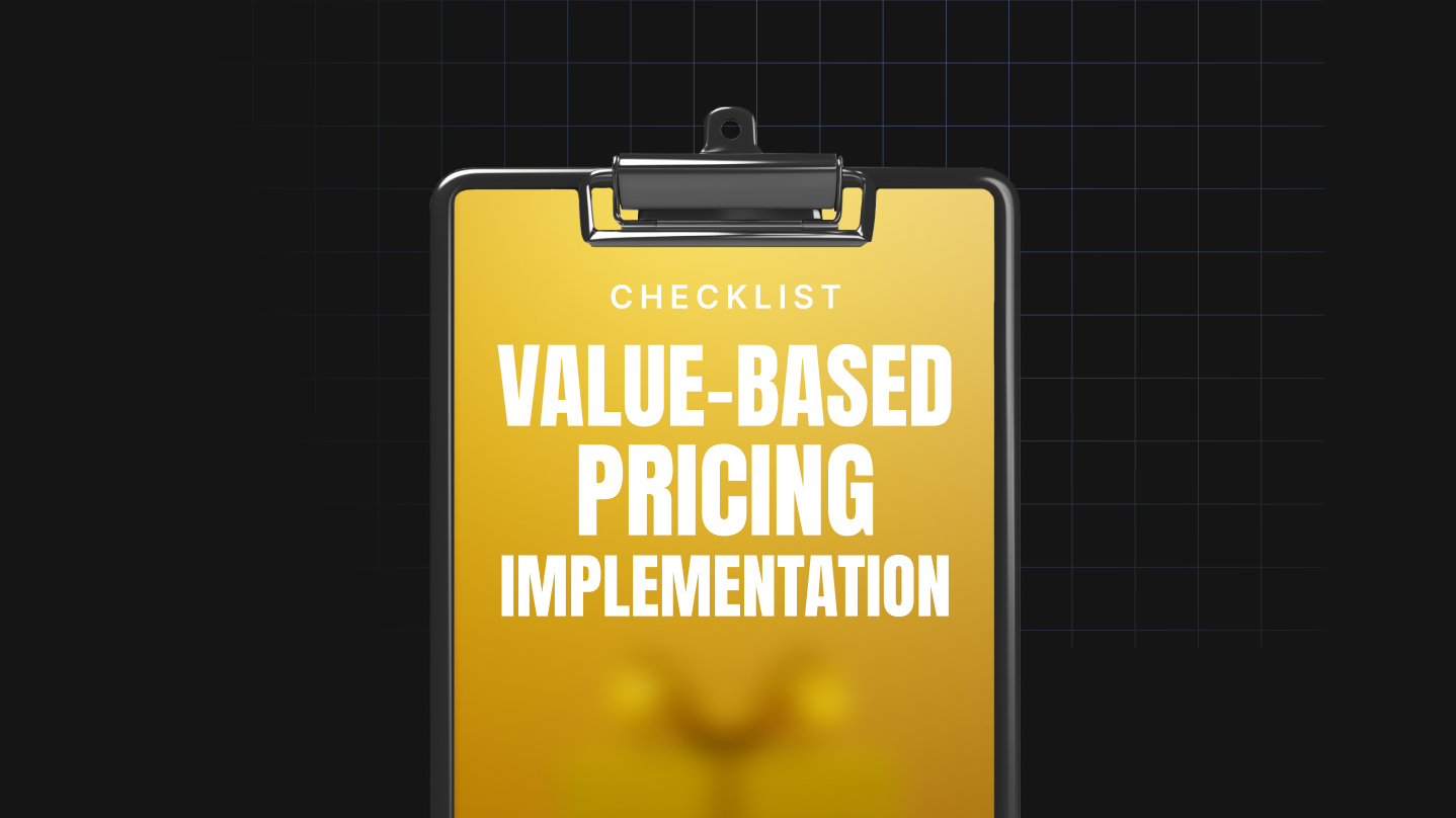 Value-Based Pricing Implementation