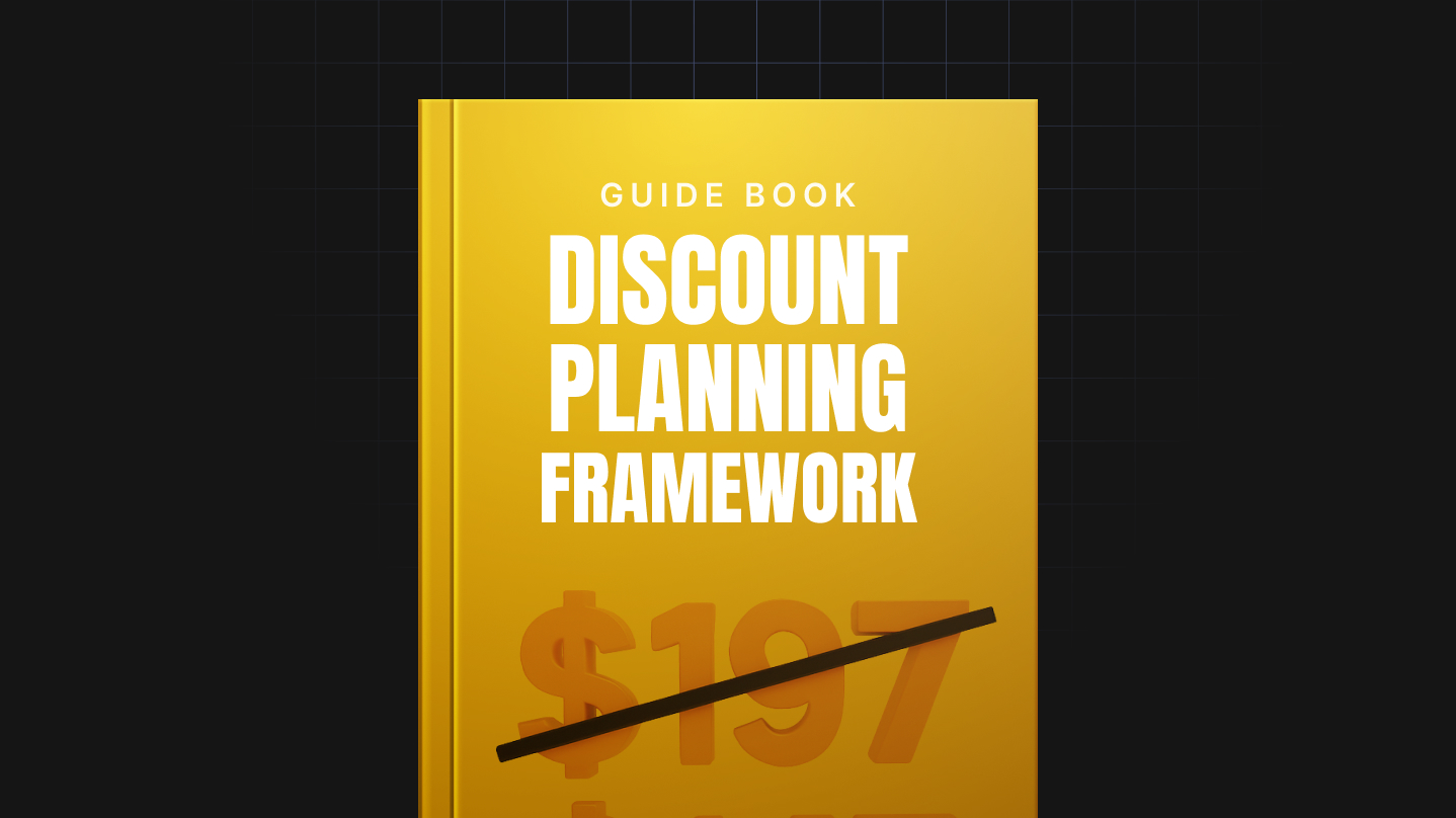 The Strategic Discount Planning Framework