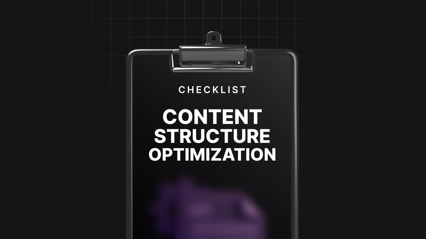Content Structure Optimization