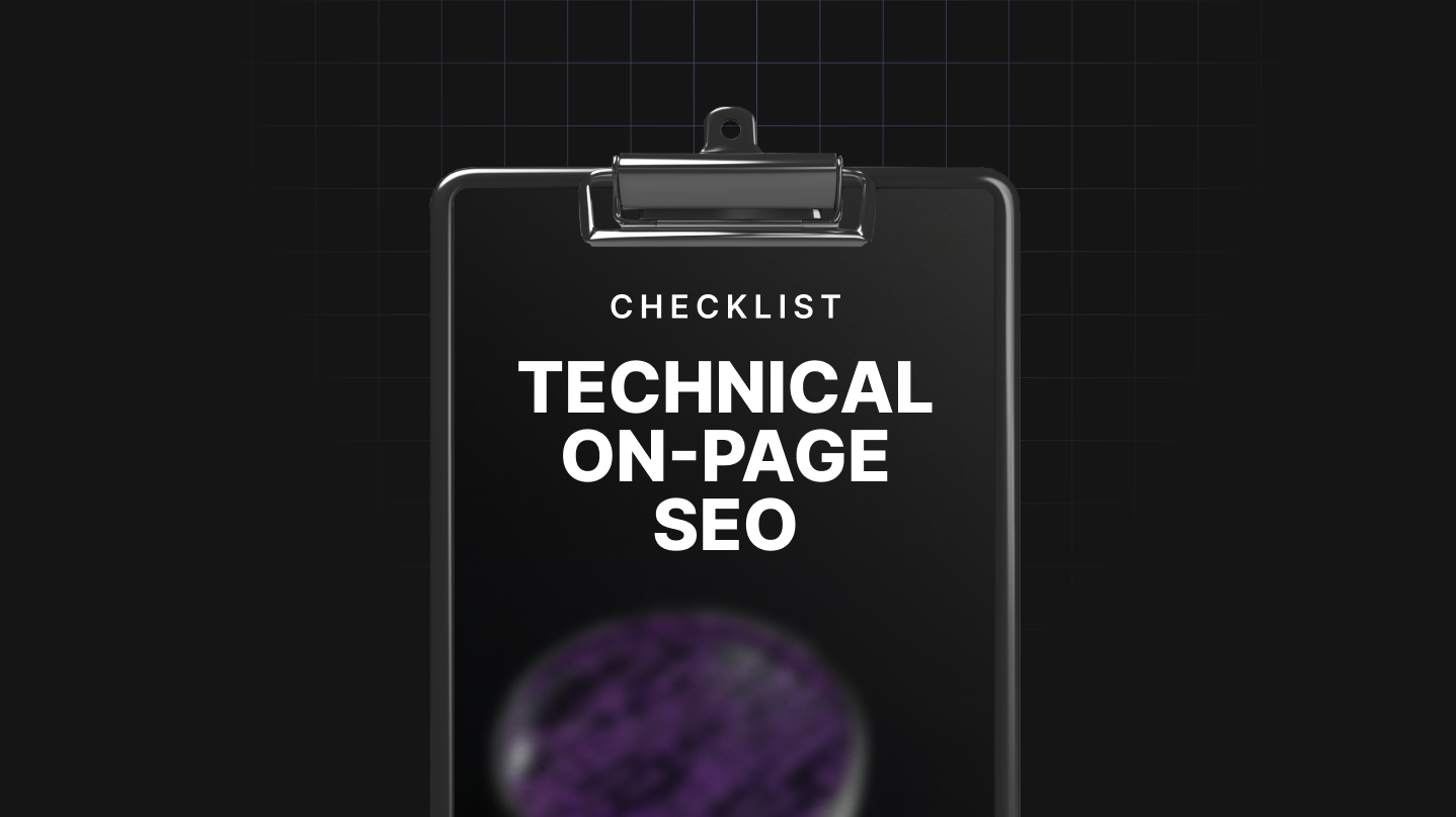 Technical On-Page SEO