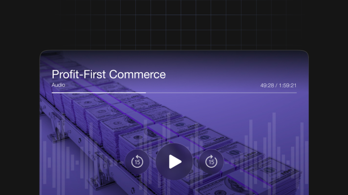 Profit-First Commerce