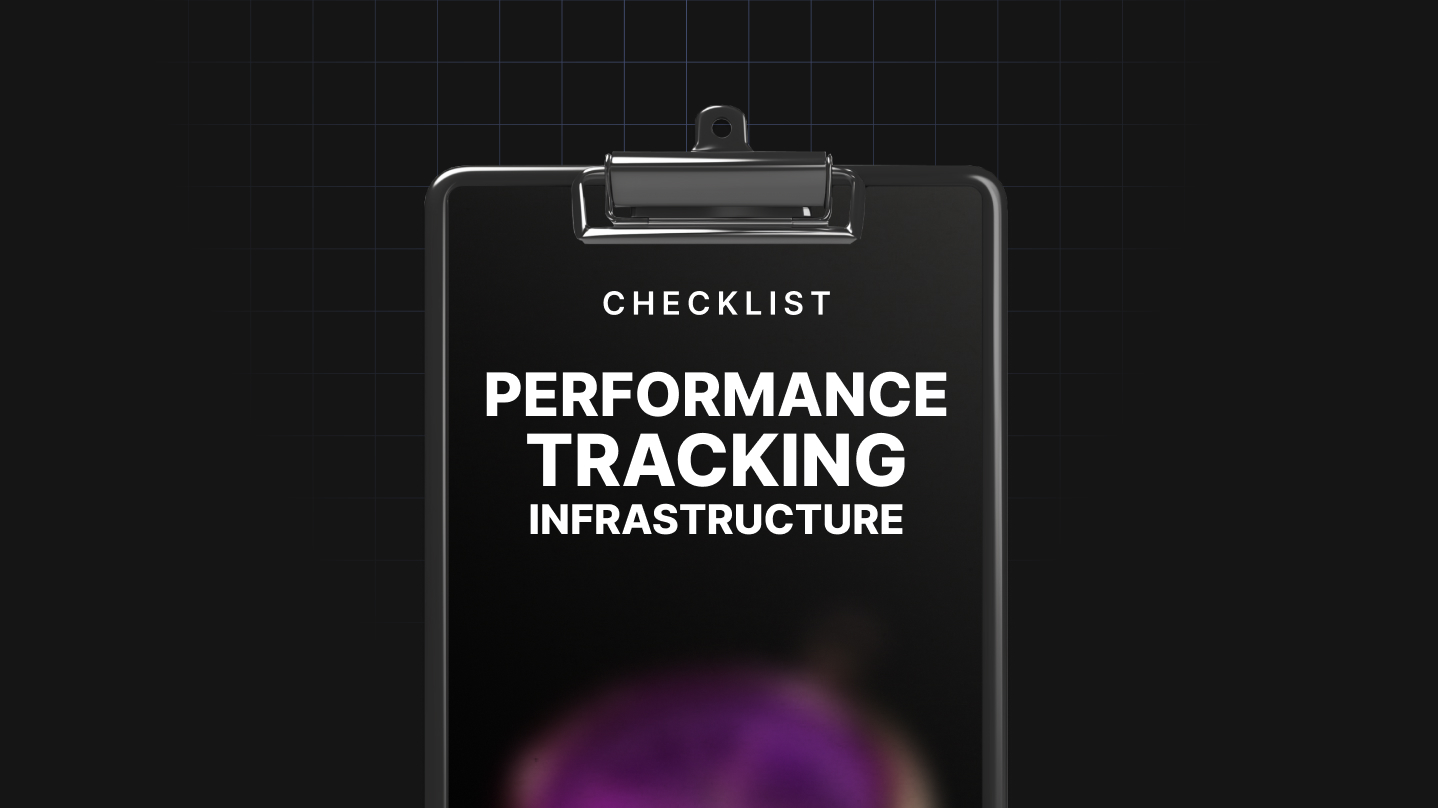 Performance Tracking Infrastructure