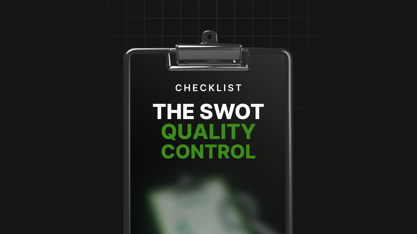 The SWOT Quality Control