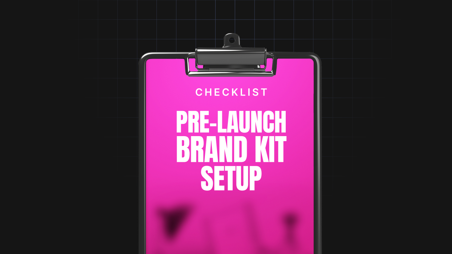 Pre-Launch Brand Kit Setup