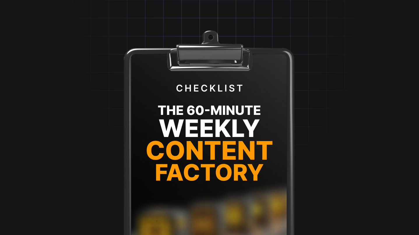 The 60-Minute Weekly Content Factory