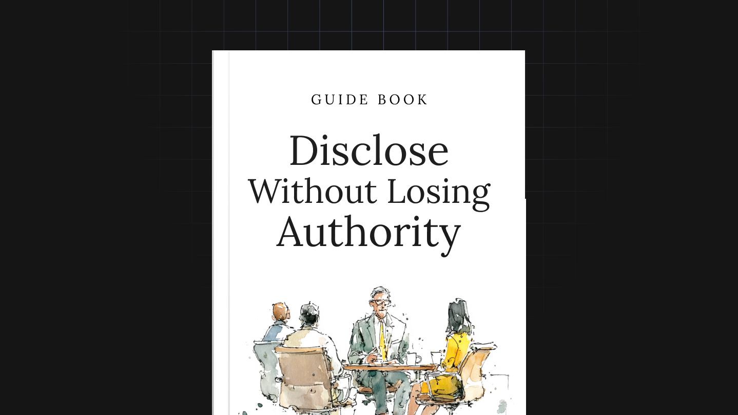 Disclose Without Losing Authority