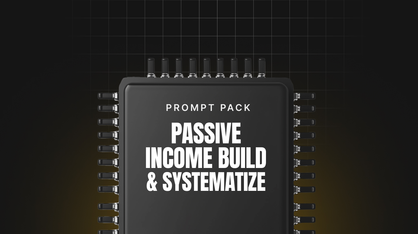 Passive Income Build & Systematize