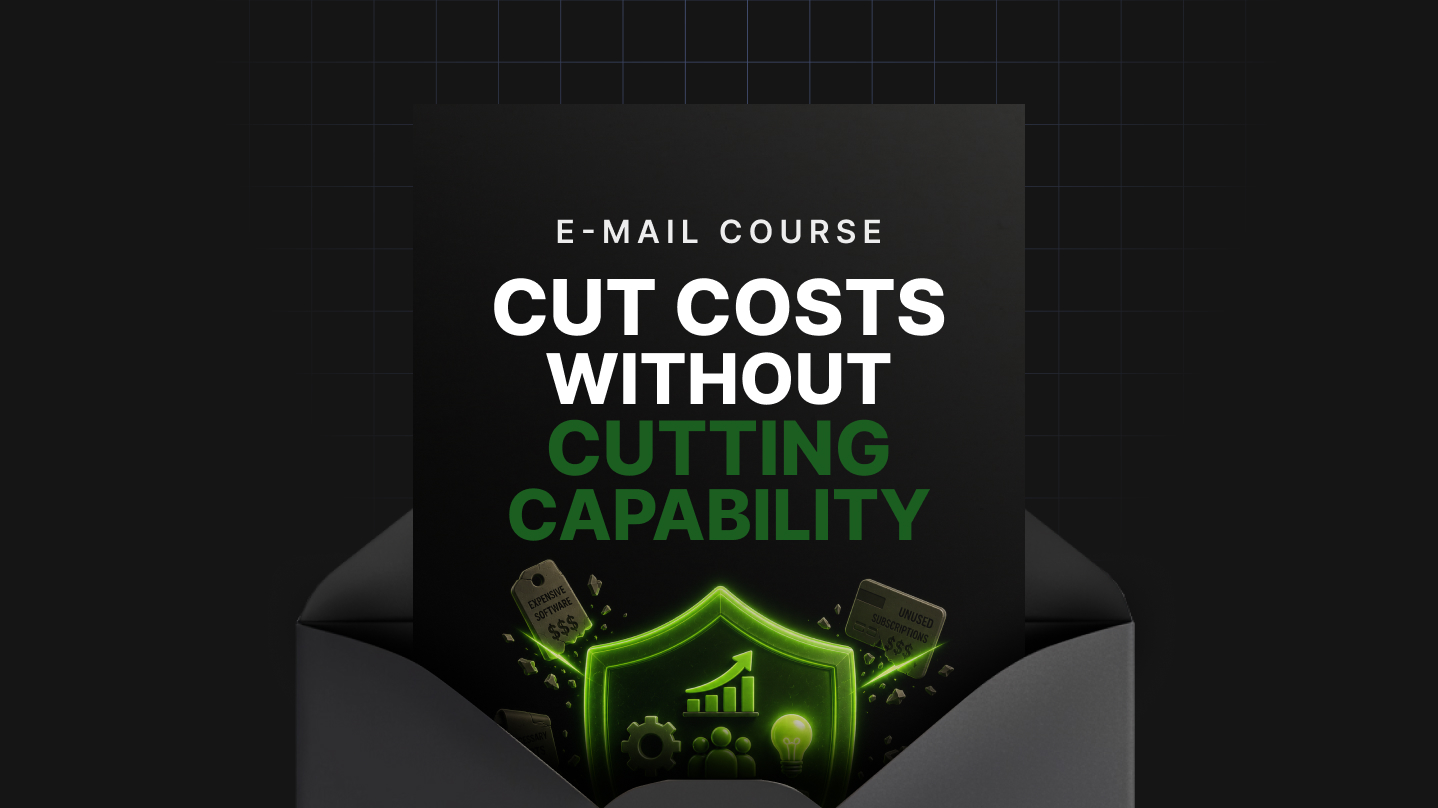 Cut Costs Without Cutting Capability