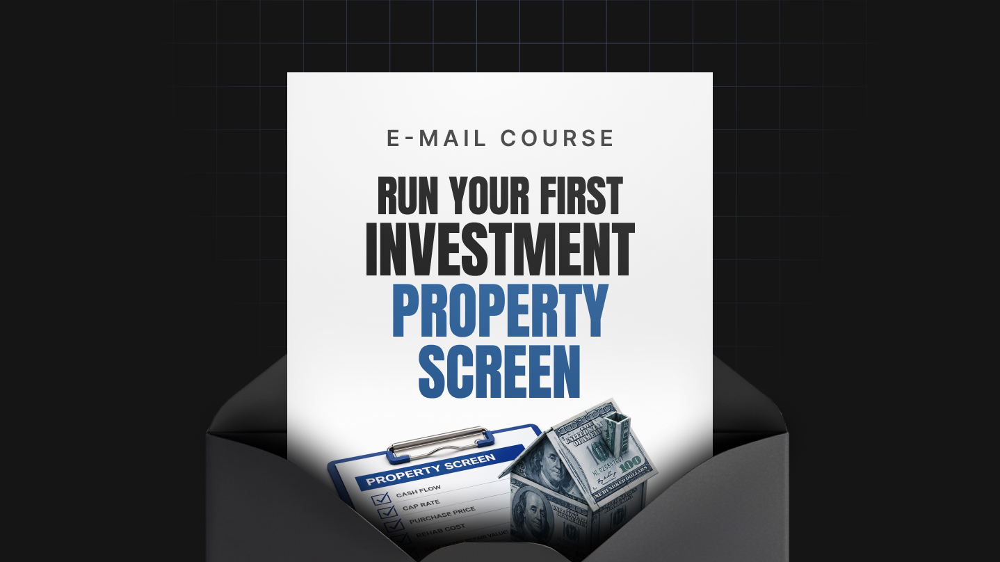 Run Your First Investment Property Screen