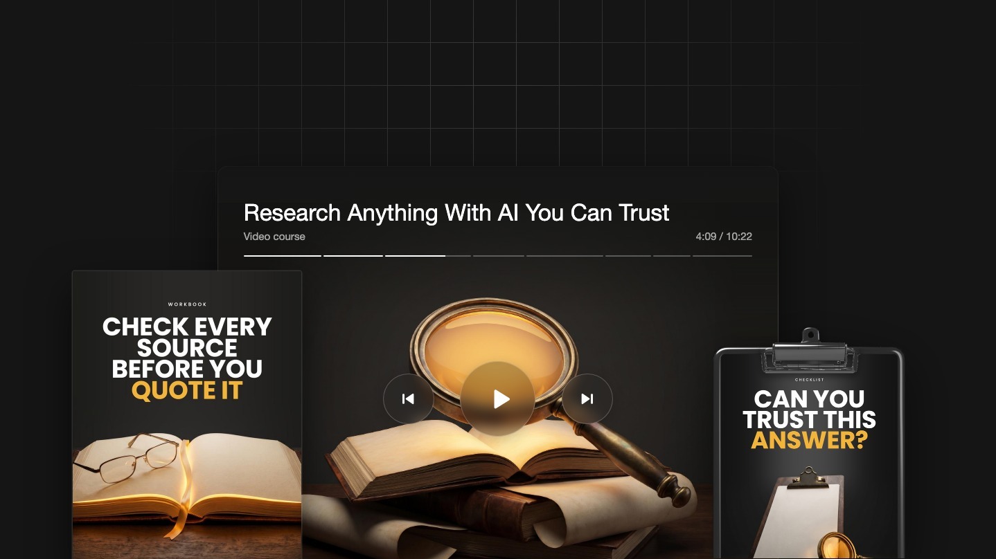 Research Anything With AI You Can Trust