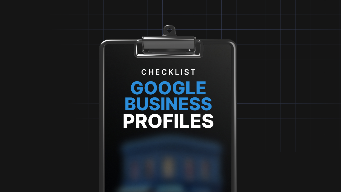 Google Business Profiles - Checklist